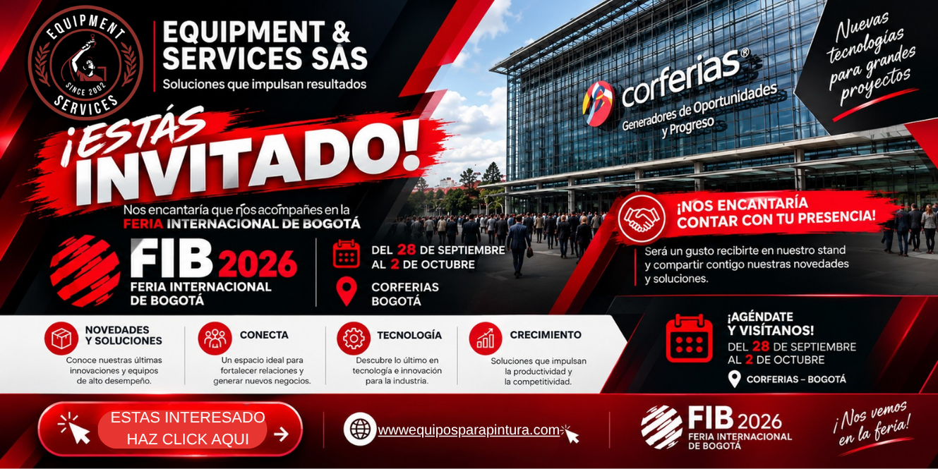 Feria FIB 2026  Equipment & Services SAS, Inscríbete y visitanos